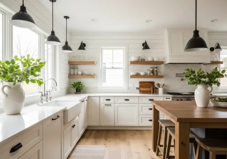 25 Modern Farmhouse Kitchen Ideas with Timeless Charm featured image