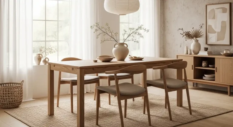 23 Japandi Dining Room Ideas for Minimalist Comfort featured image