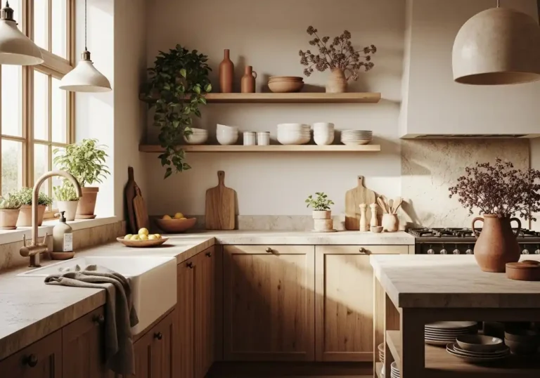 23 Earthy Kitchen Ideas for Warm Natural Interiors