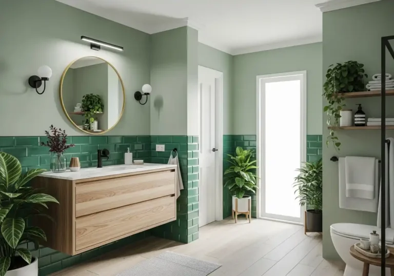 22 Green Bathroom Designs for a Fresh Modern Feel featured image