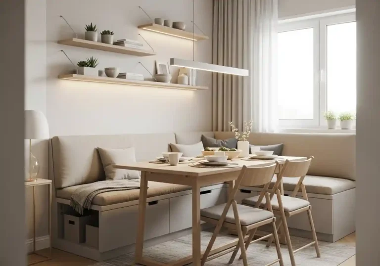 25 Dining Area Inspirations with Space-Saving Style